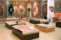 Шелковая фабрика. Китайские ковры ручной работы. Фотографии ковров. Китайская ковровая дорожка.