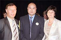 Гости праздника: Президент Ли Вэй и лидеры Беларуси: Чернов Анатолий и Доронина Валентина. ХуаШен