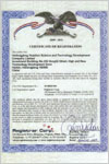 Сертификаты регисрации в FDA для компании HuaShen 2009-2010 г.г.