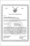 Регистрация ХуаШен в FDA 2011г. Сертификат регисрации в FDA для компании AstraVita Corp, DBA: HuaShen America 2011 г. FDA Registration No.: 13490871484